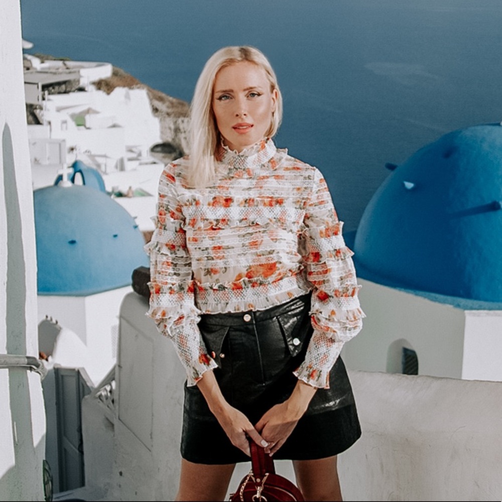 Flower blouse